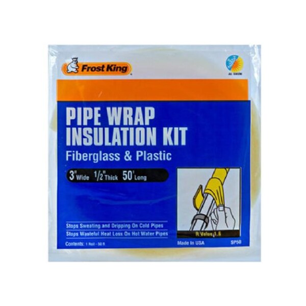 Thermwell Products Fbg Pipe Insul Kit SP50 Zoro